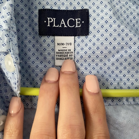 Diamond Pattern Button Down - Picture 2 of 2